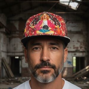 Coen Brothers The Big Lebowski Flat Bill Cap - The Dude Abides Jeff Bridges Hat